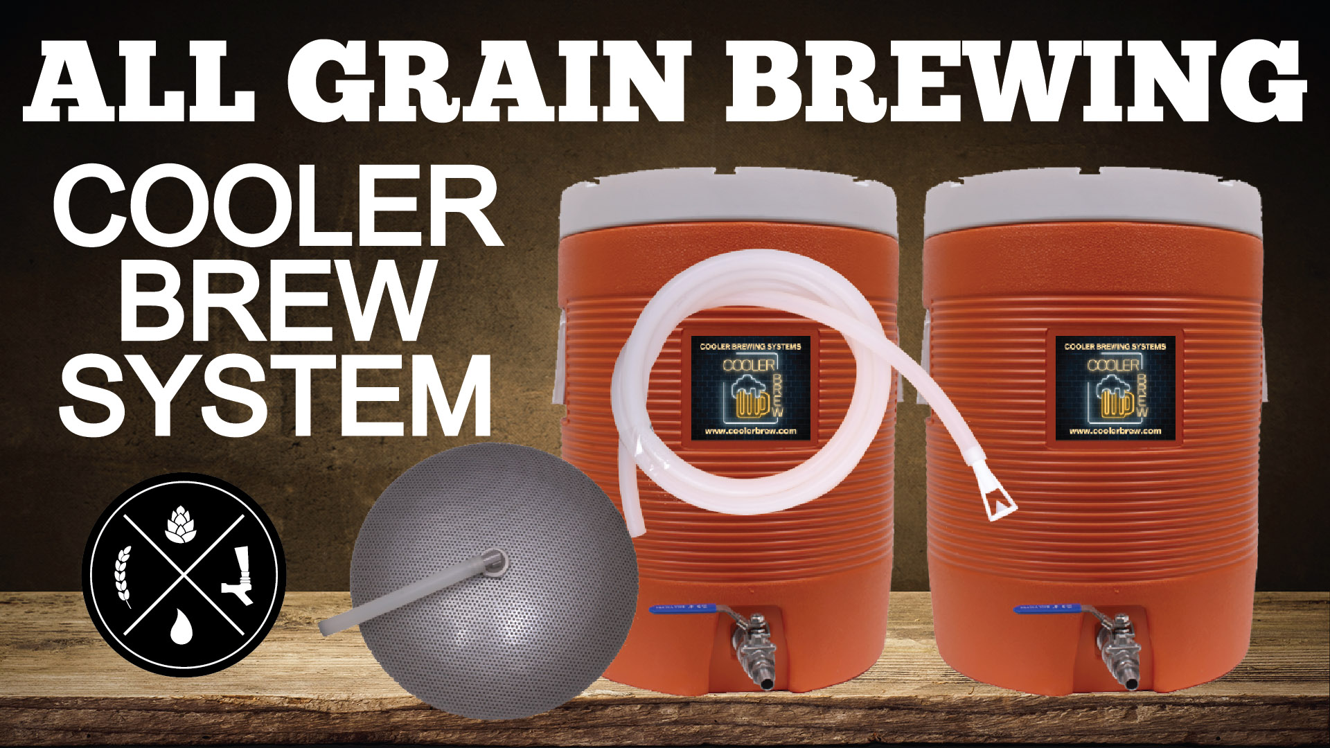 *BREW DAY* All Grain Brewing on a Cooler Brew System Homebrew Happy Hour