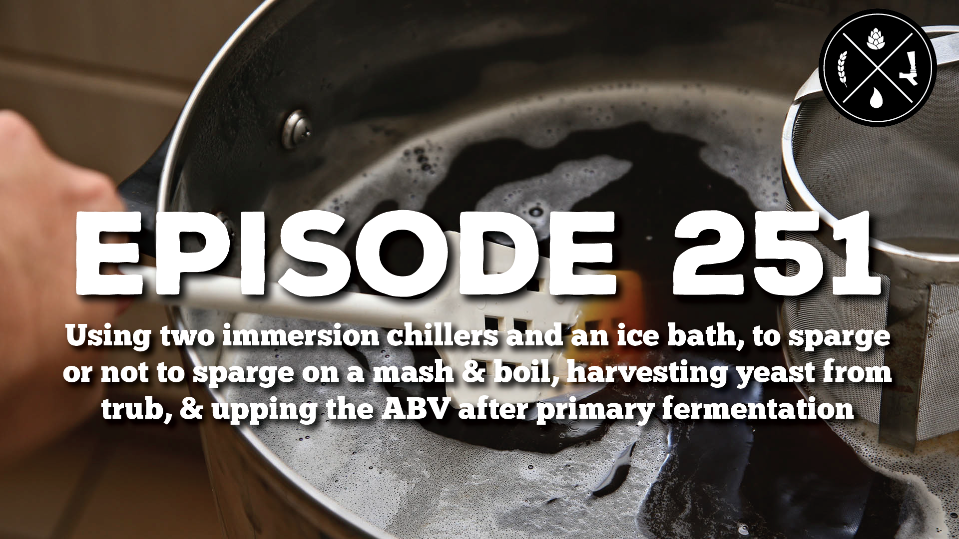 Using two immersion chillers and an ice bath, to sparge or not to