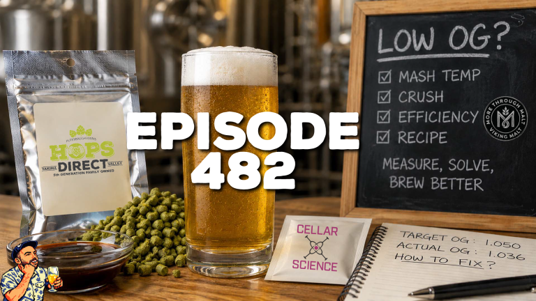 Hop Extracts for Dry Hopping, Lager Yeast Kölsch, & Solving Low OG Problems | Episode 482