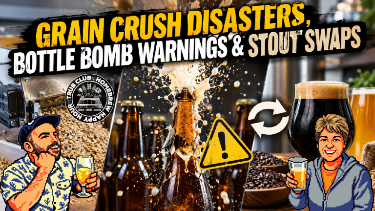 Grain Crush Question, Bottle Bomb Warnings, & Stout Ingredient Swaps